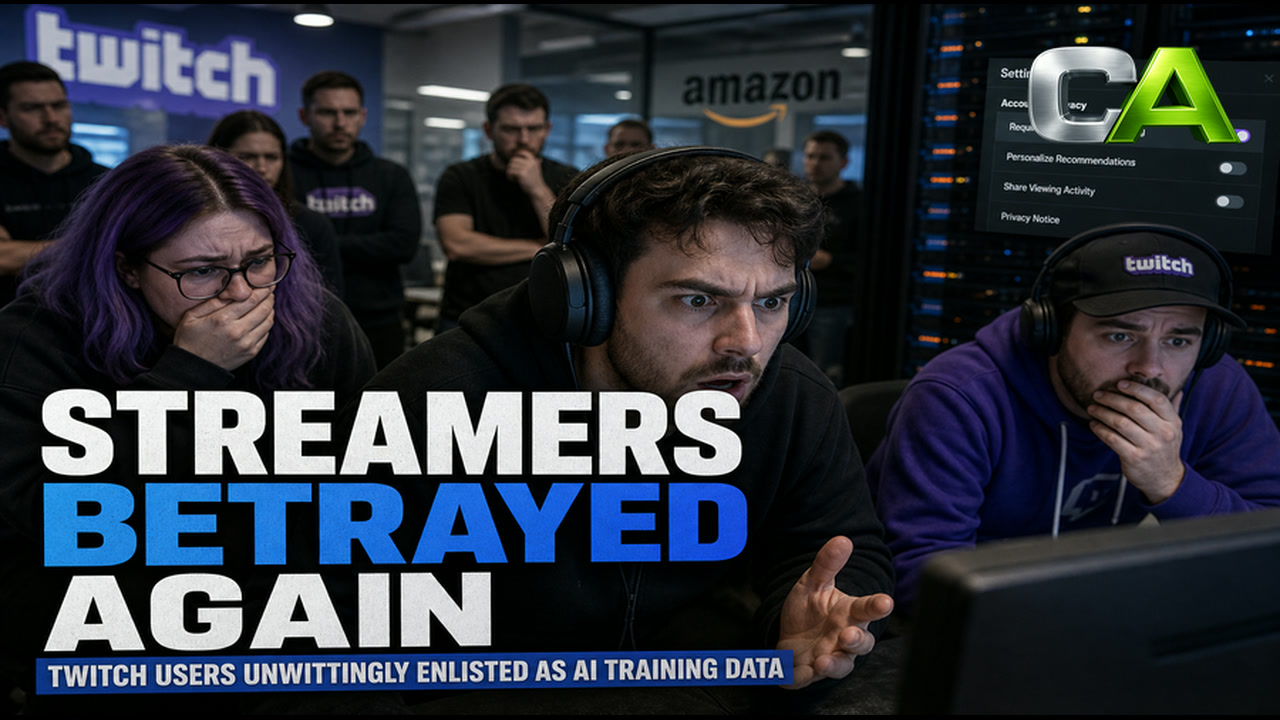 Amazon Feeds Twitch Streamers To AI Engines | Full CA News Report