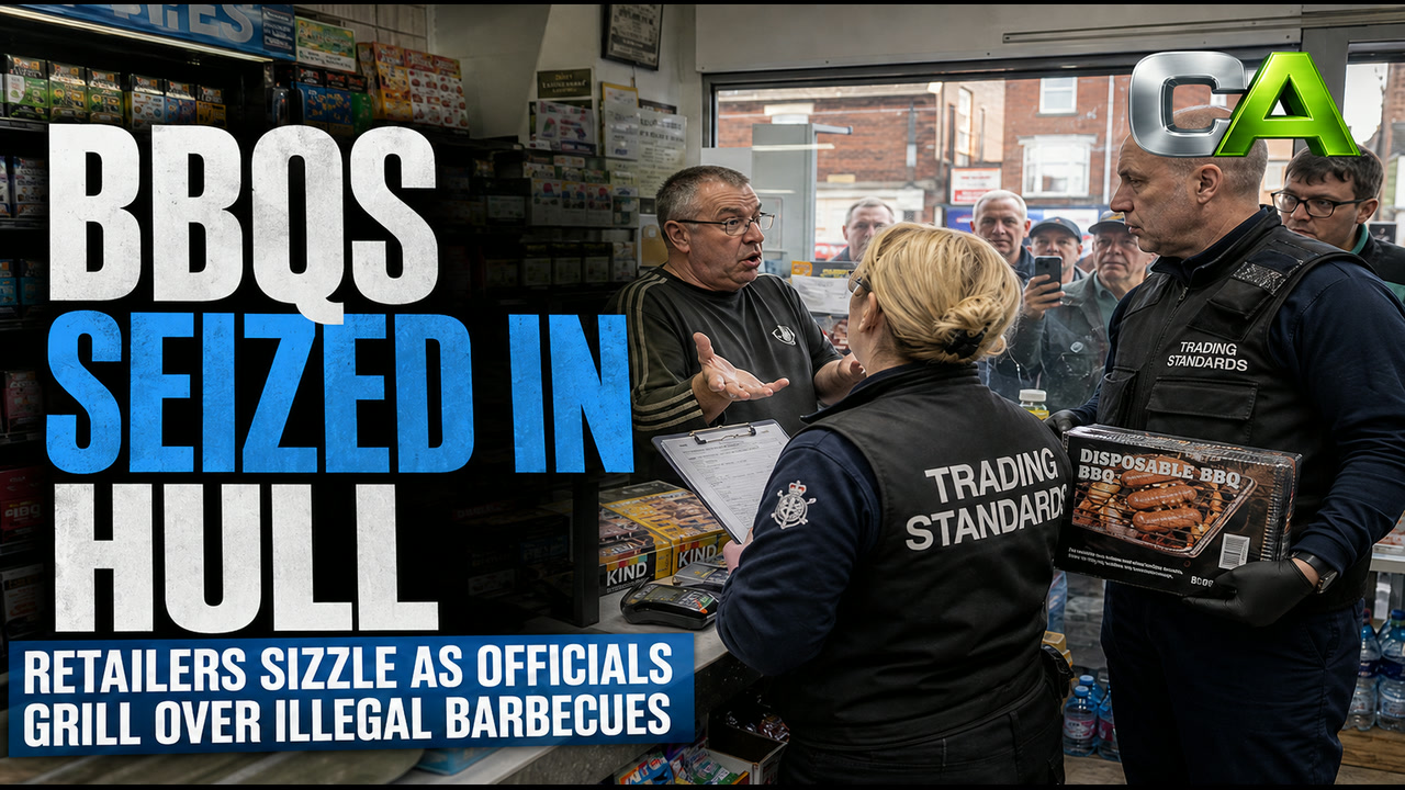 Disposable Barbecue Crackdown: Hull's Pyro Panic | Full CA News Report