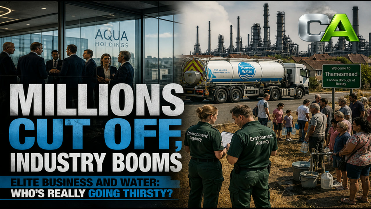 England's Water Secrets: While Households Drip-Feed, Industry Guzzles On | Full CA News Report
