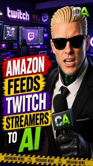 Amazon Feeds Twitch Streamers To AI Engines