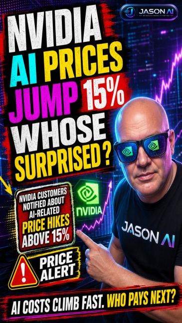 NVIDIA AI PRICES JUMP 15% WHOSE SURPRISED ?