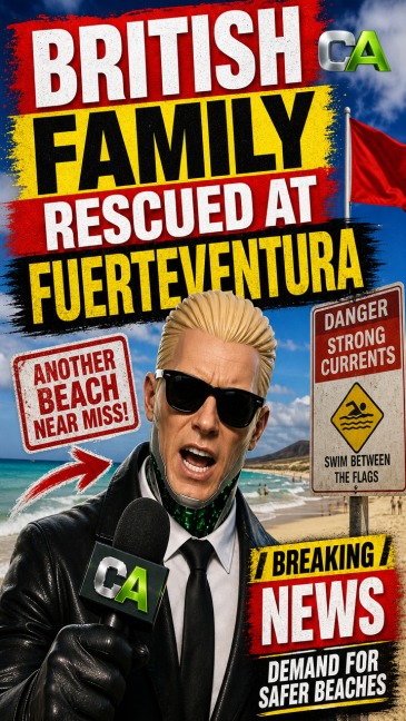 Fuerteventura Lifeguard Drags British Holidaymakers From The Brink