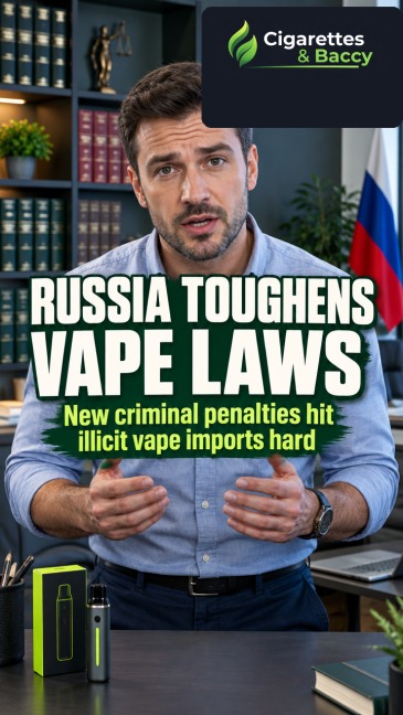 RUSSIA TOUGHENS VAPE LAWS