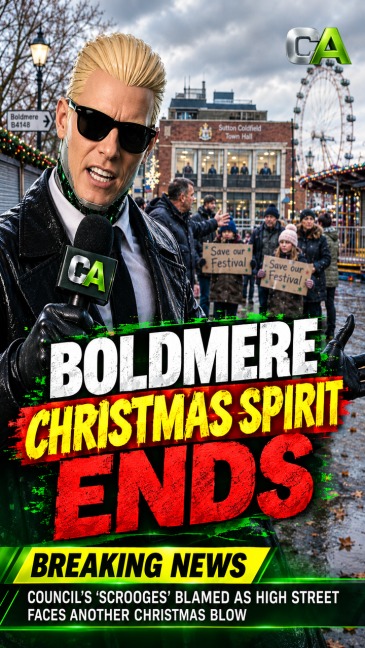 Boldmere Christmas Spirit Cancelled Again as Council Cuts Festive Cheer Funding